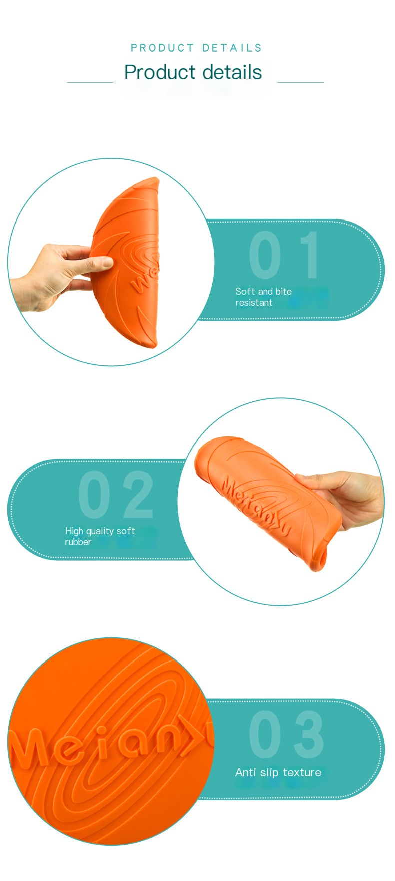 Meianju Pet Frisbee for dogs